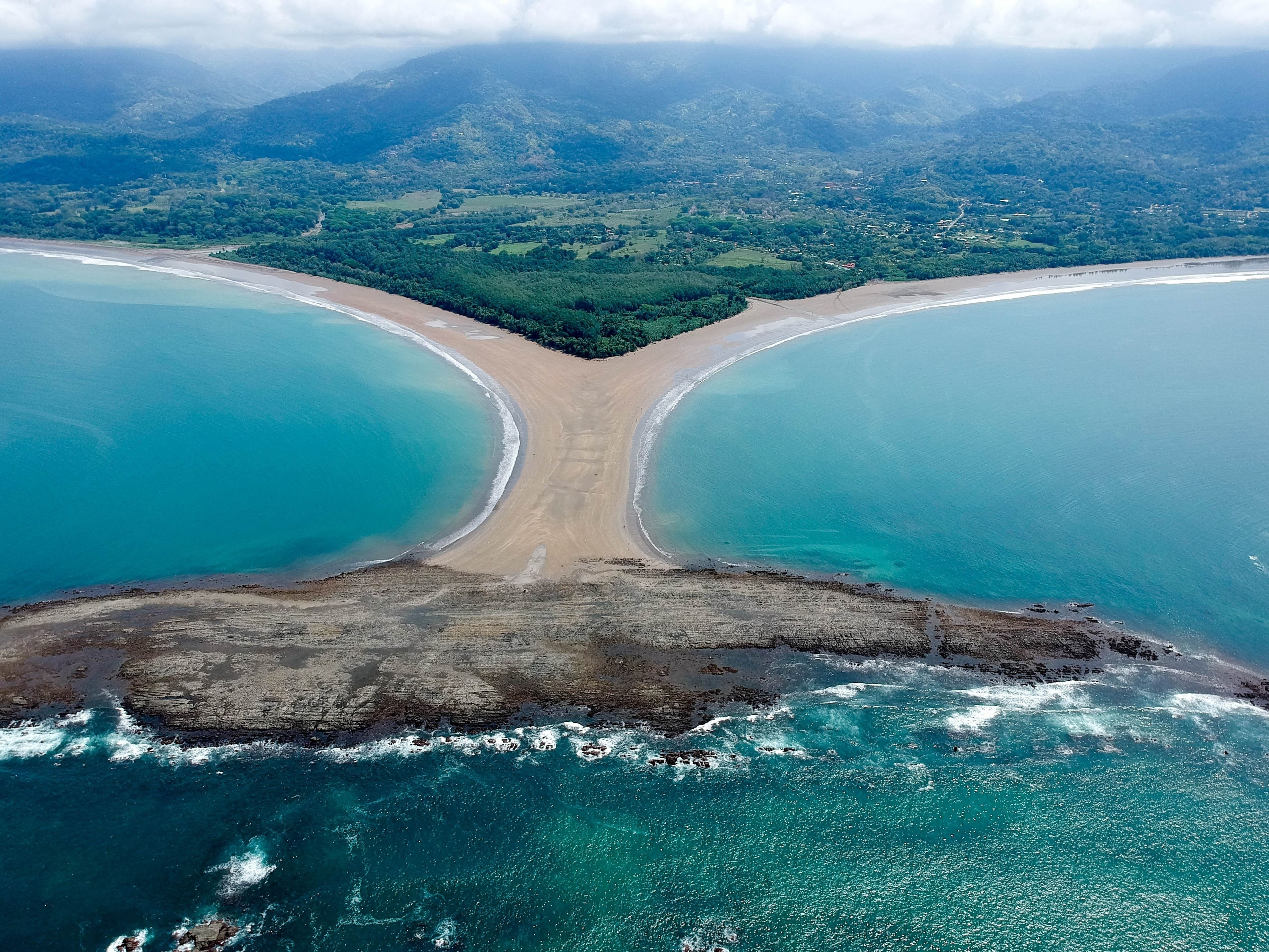 Vista aérea de Bahía Ballena