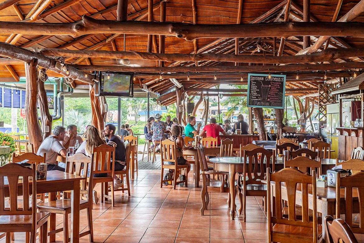 Platillo de restaurante cercano en Uvita
